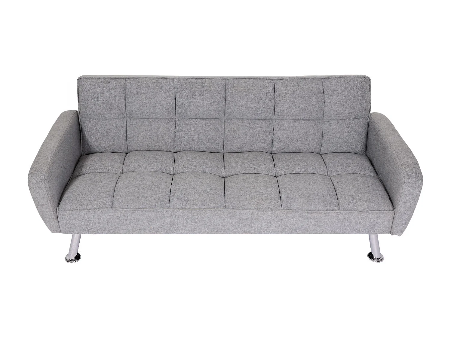 Sofa MCW-K19,  tkanina/tekstylia jasnoszary