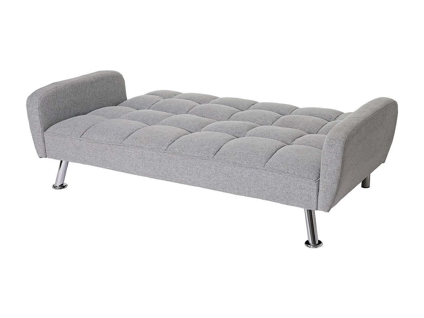 Sofa MCW-K19, Stoff/Textil hellgrau
