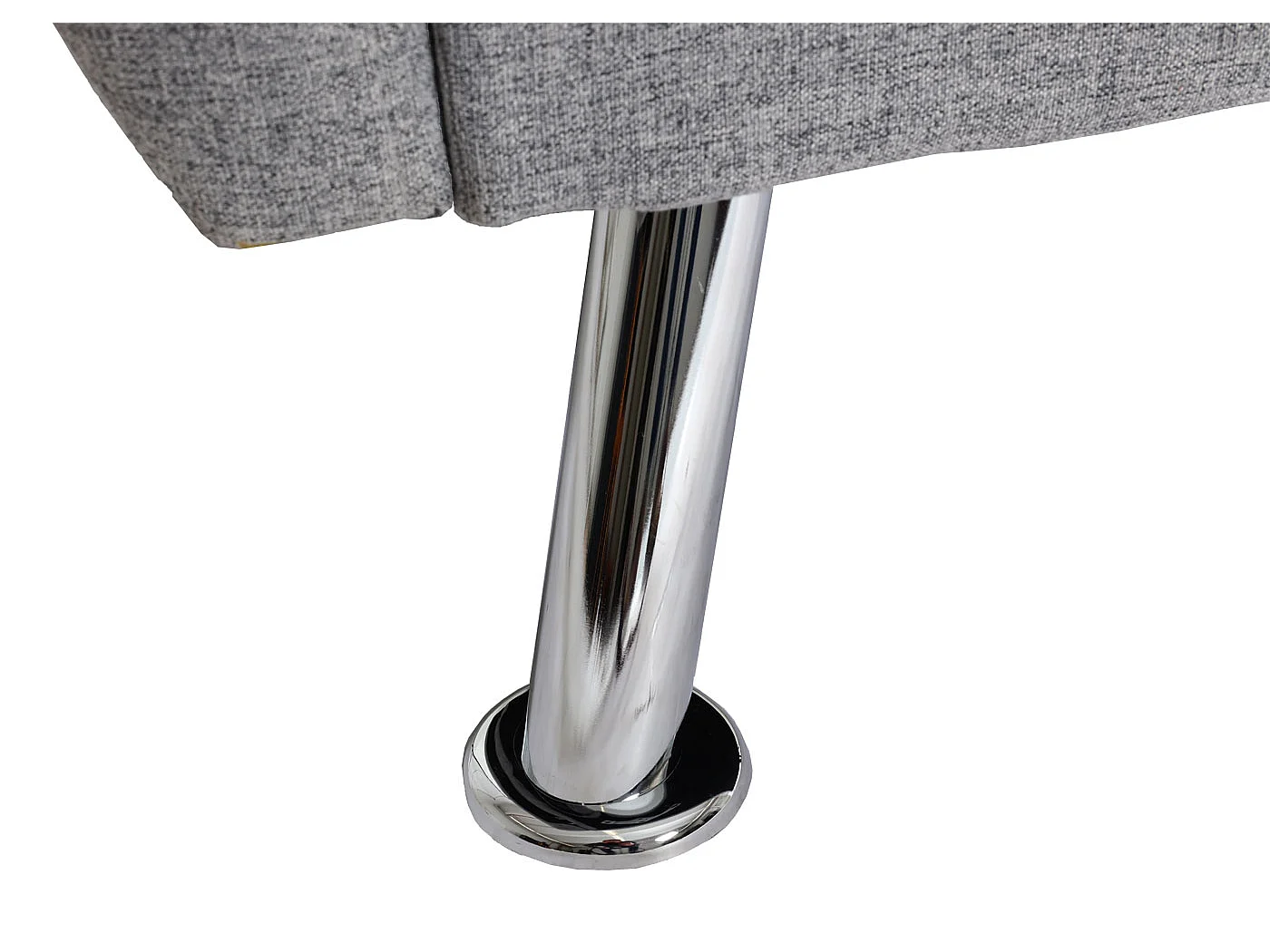 Sofa MCW-K19, Stoff/Textil hellgrau