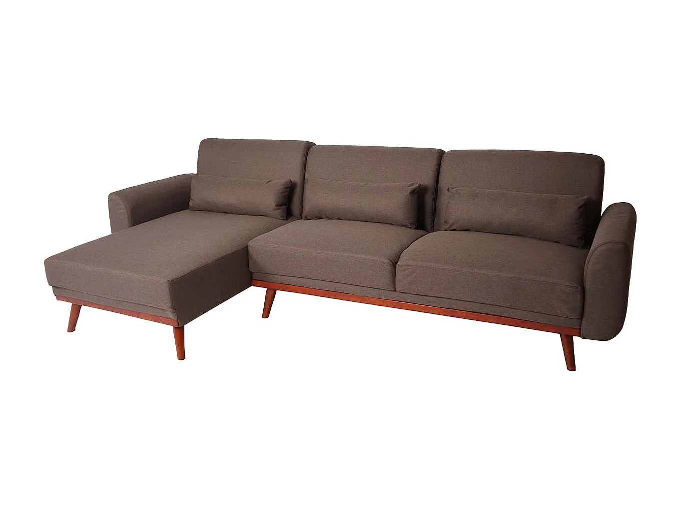 Sofa MCW-J20,  brązowa