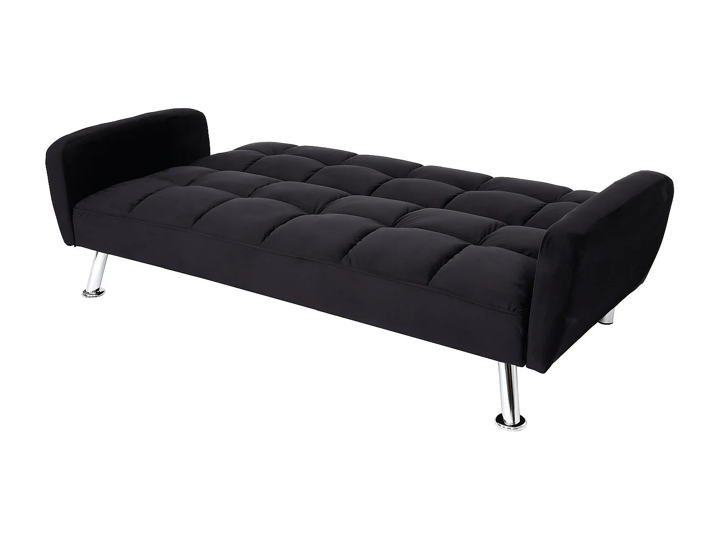 Bank MCW-K19,  fluweel zwart