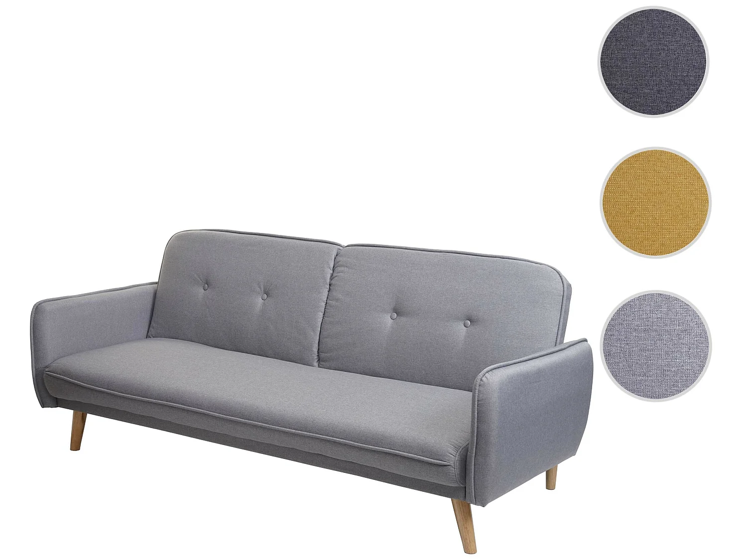 Schlafsofa MCW-J18, Grau