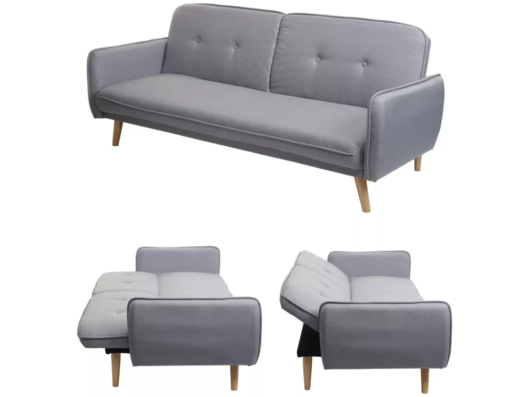 Kauf Unique Schlafsofa MCW-J18, Grau