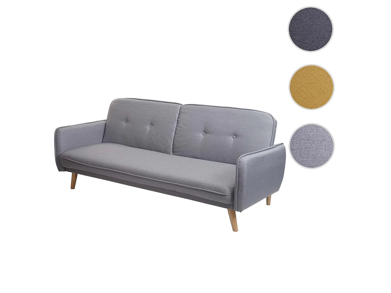 Schlafsofa MCW-J18, Grau
