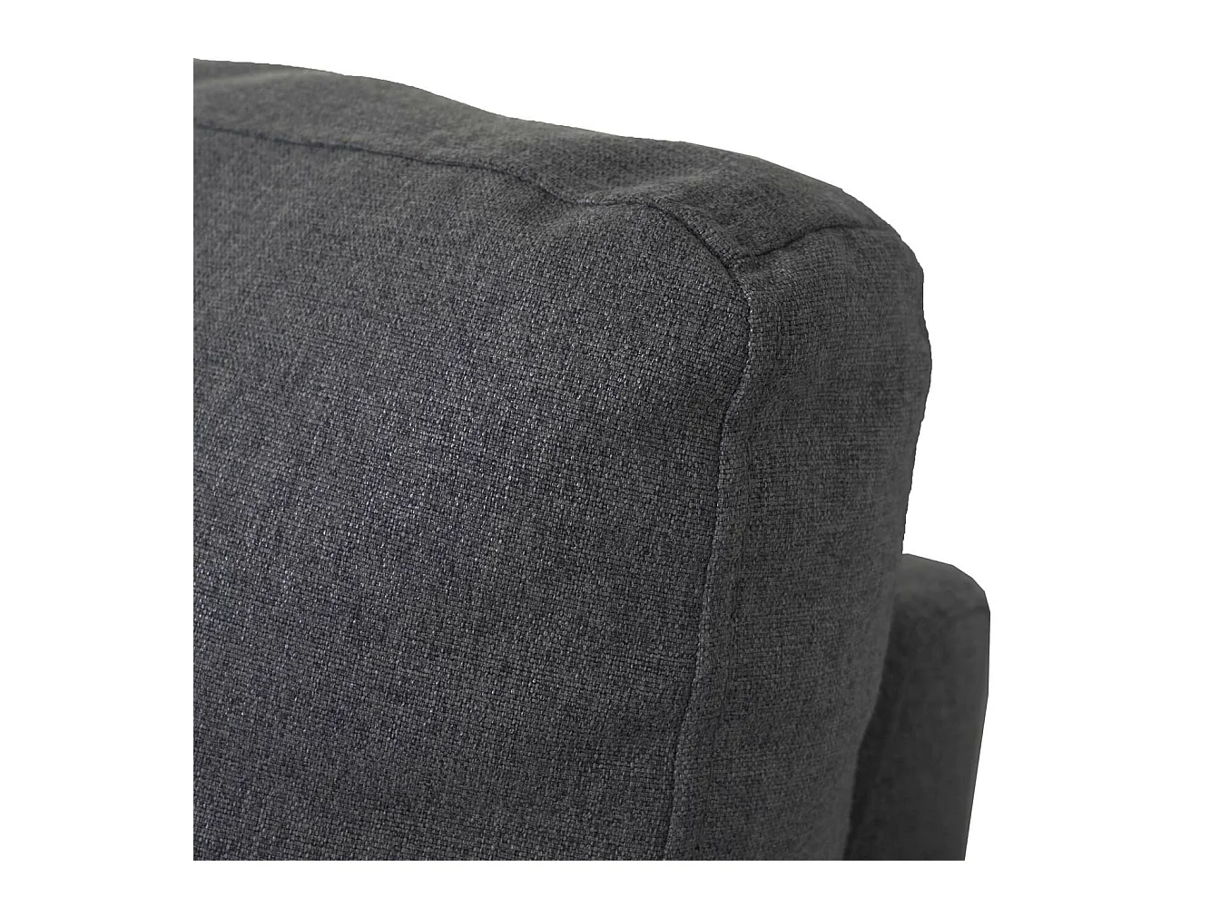 Divano letto angolare con penisola sofà reclinabile MCW-D92 tessuto grigio scuro