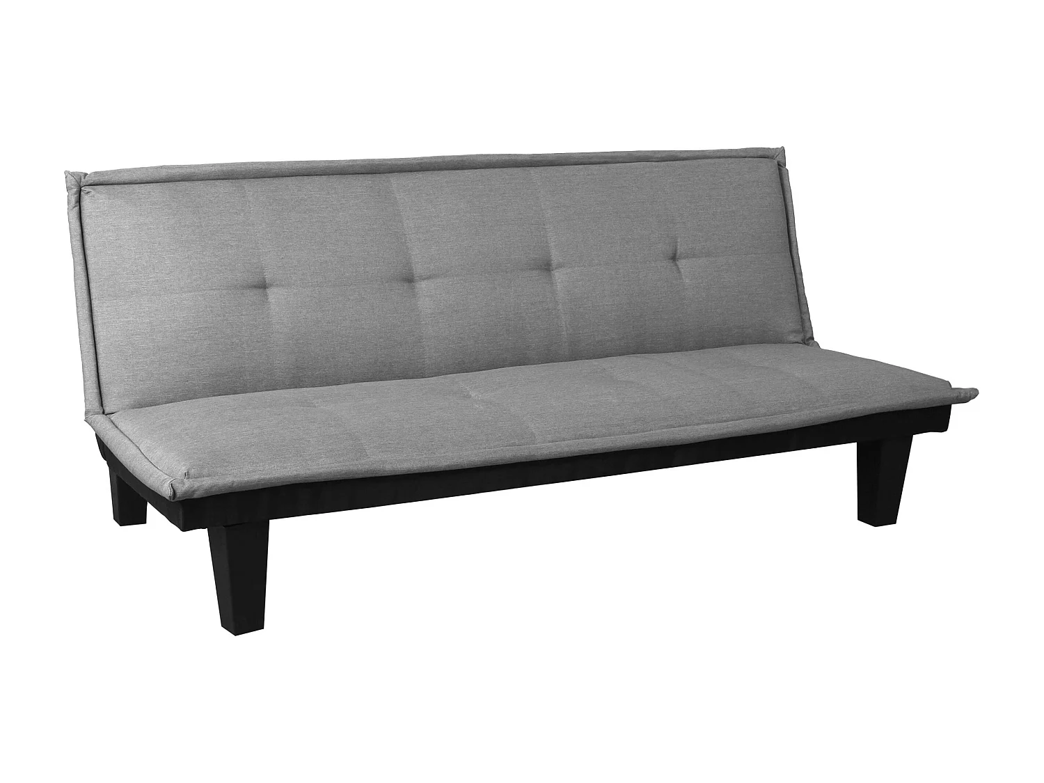 3-osobowa sofa MCW-C87,  tekstylny, jasnoszary