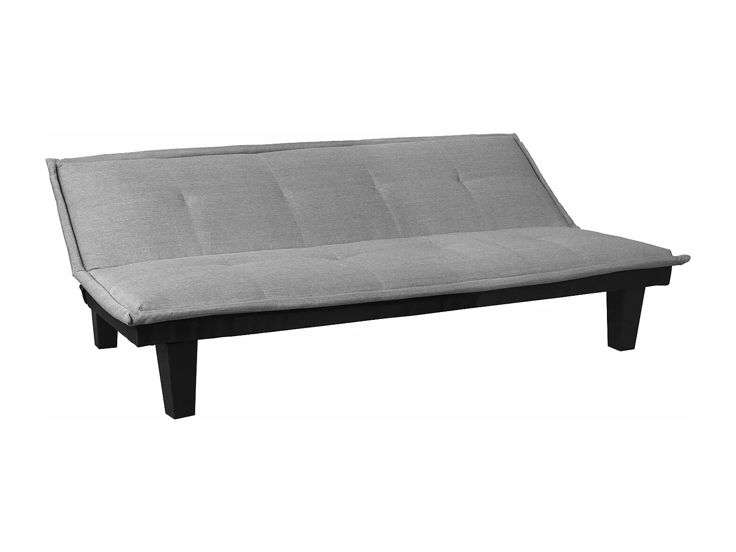 3-osobowa sofa MCW-C87,  tekstylny, jasnoszary