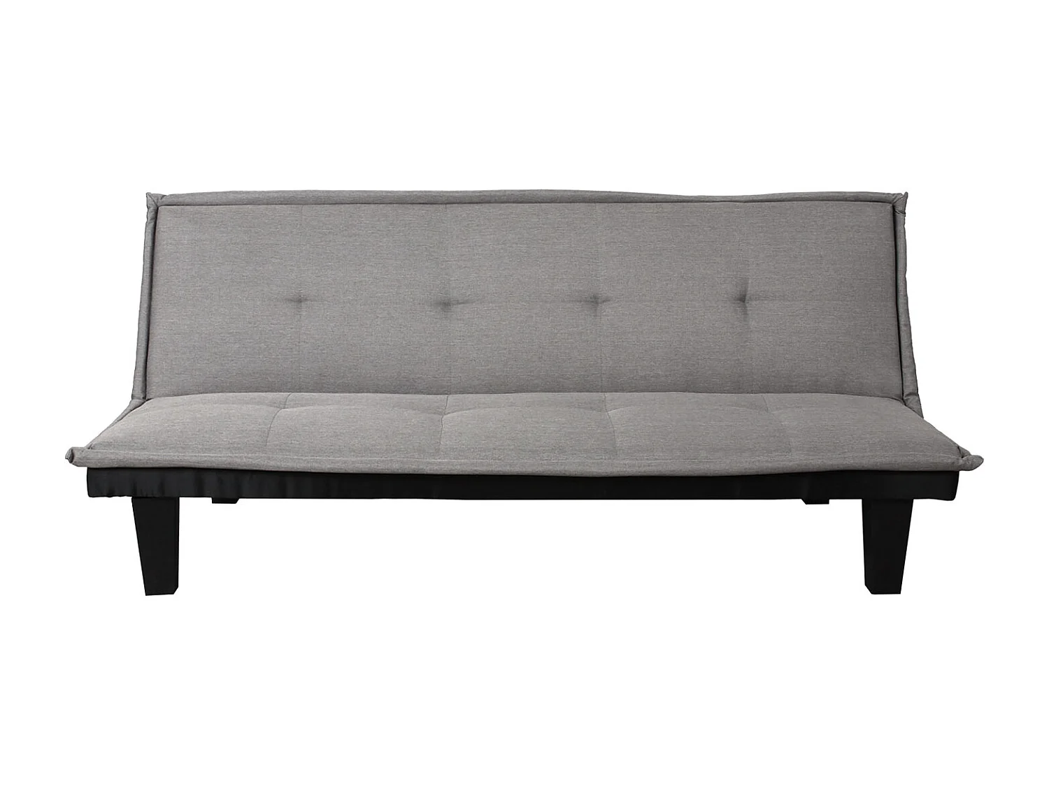 3-osobowa sofa MCW-C87,  tekstylny, jasnoszary