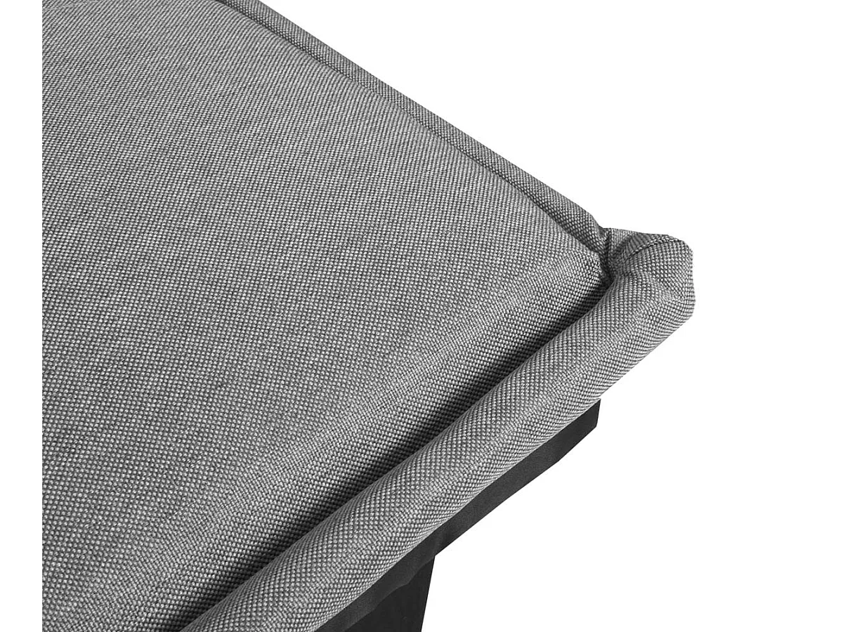 3-osobowa sofa MCW-C87,  tekstylny, jasnoszary