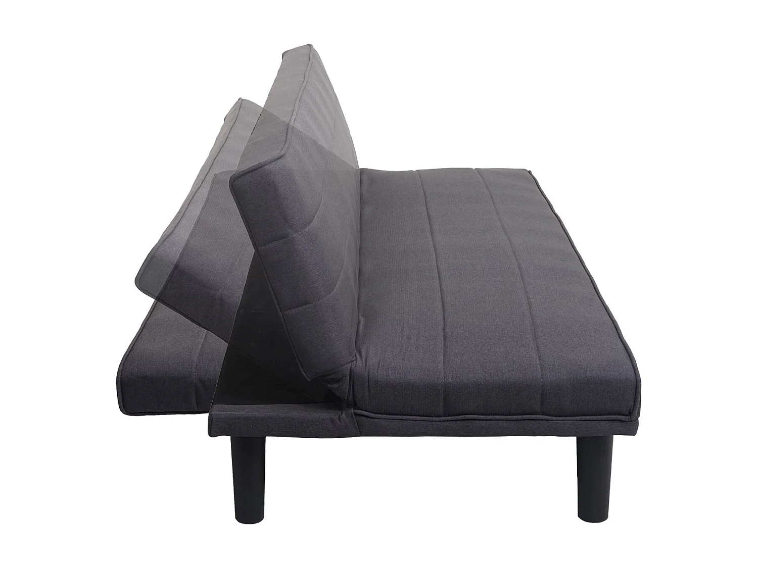 Schlafsofa MCW-J17, Anthrazit-grau