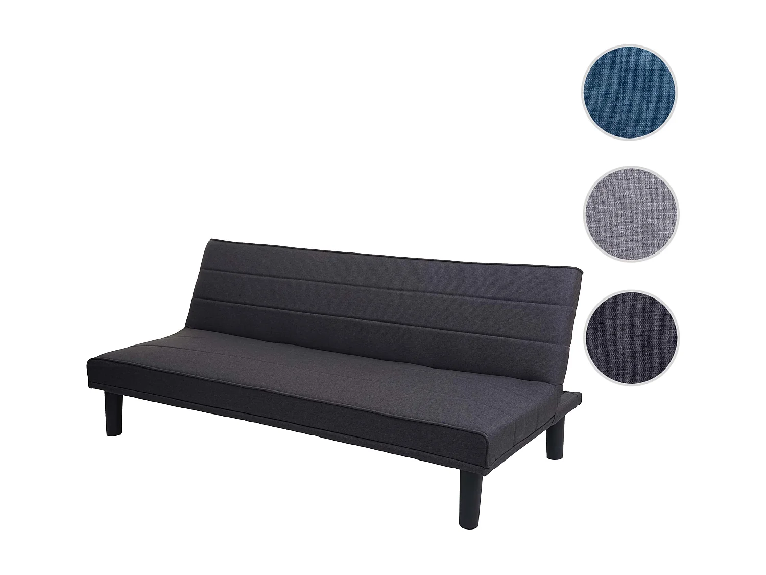 MCW-J17 sofa bed,  anthracite grey