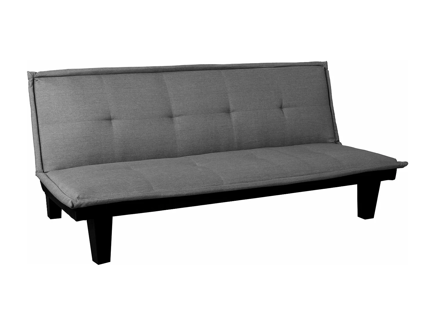 3-zitsbank MCW-C87,  textiel, donkergrijs