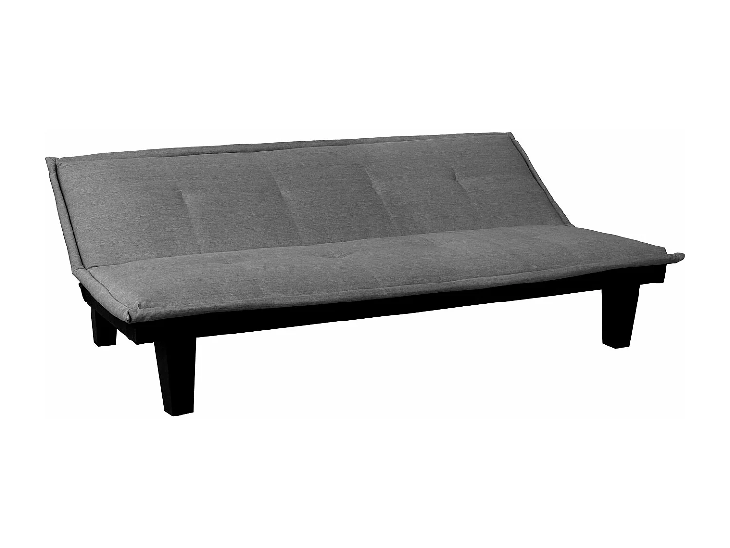 3-zitsbank MCW-C87,  textiel, donkergrijs