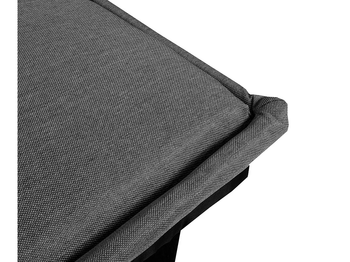 3-zitsbank MCW-C87,  textiel, donkergrijs