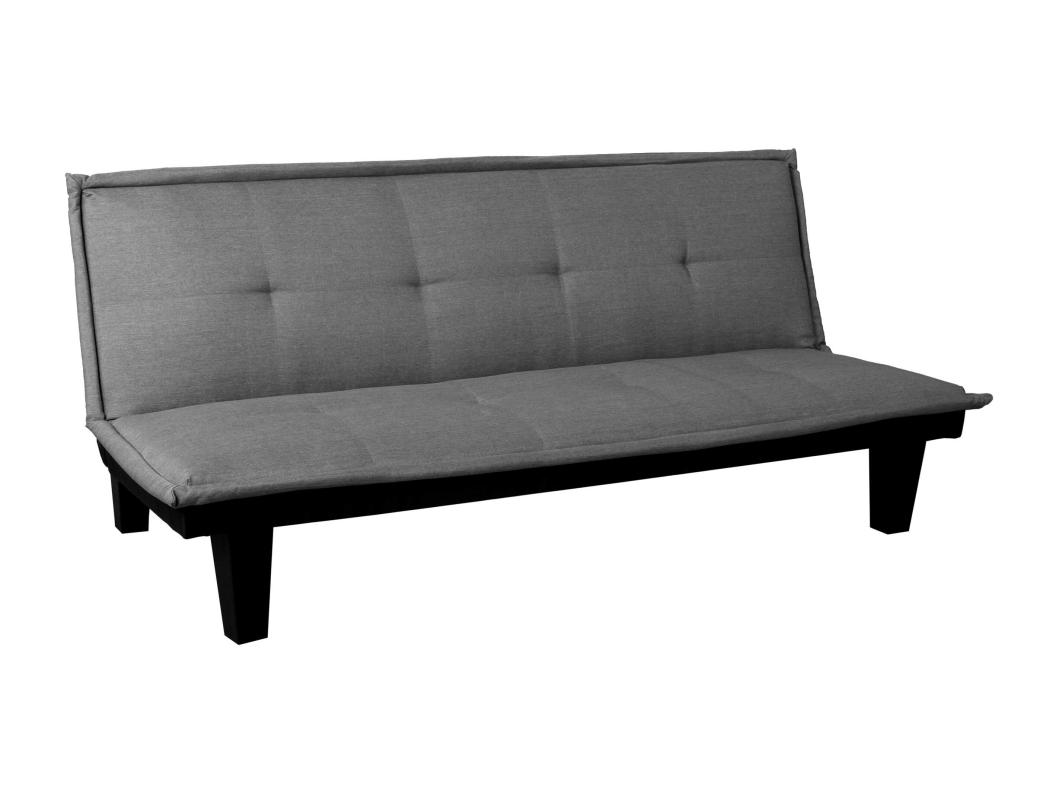 3-osobowa sofa MCW-C87,  tekstylny, ciemnoszary