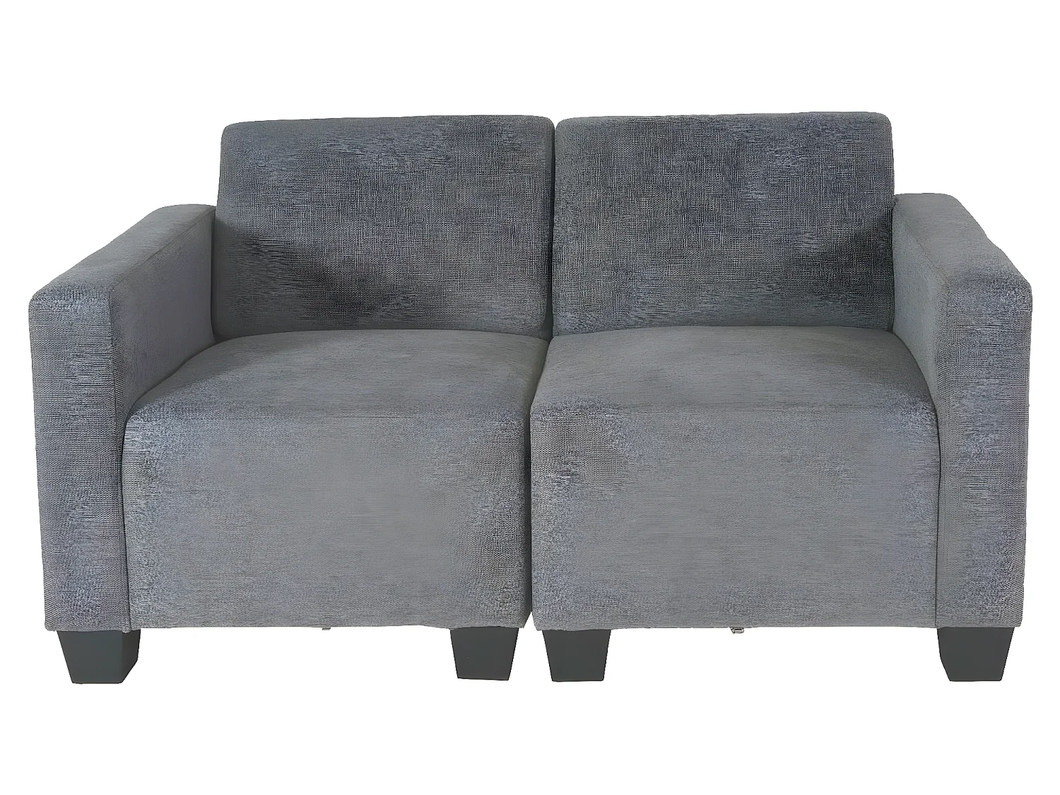 Sofá modular de 2 lugares Moncalieri,  cinzento