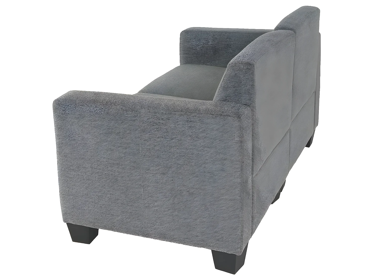 Sofá modular de 2 lugares Moncalieri,  cinzento