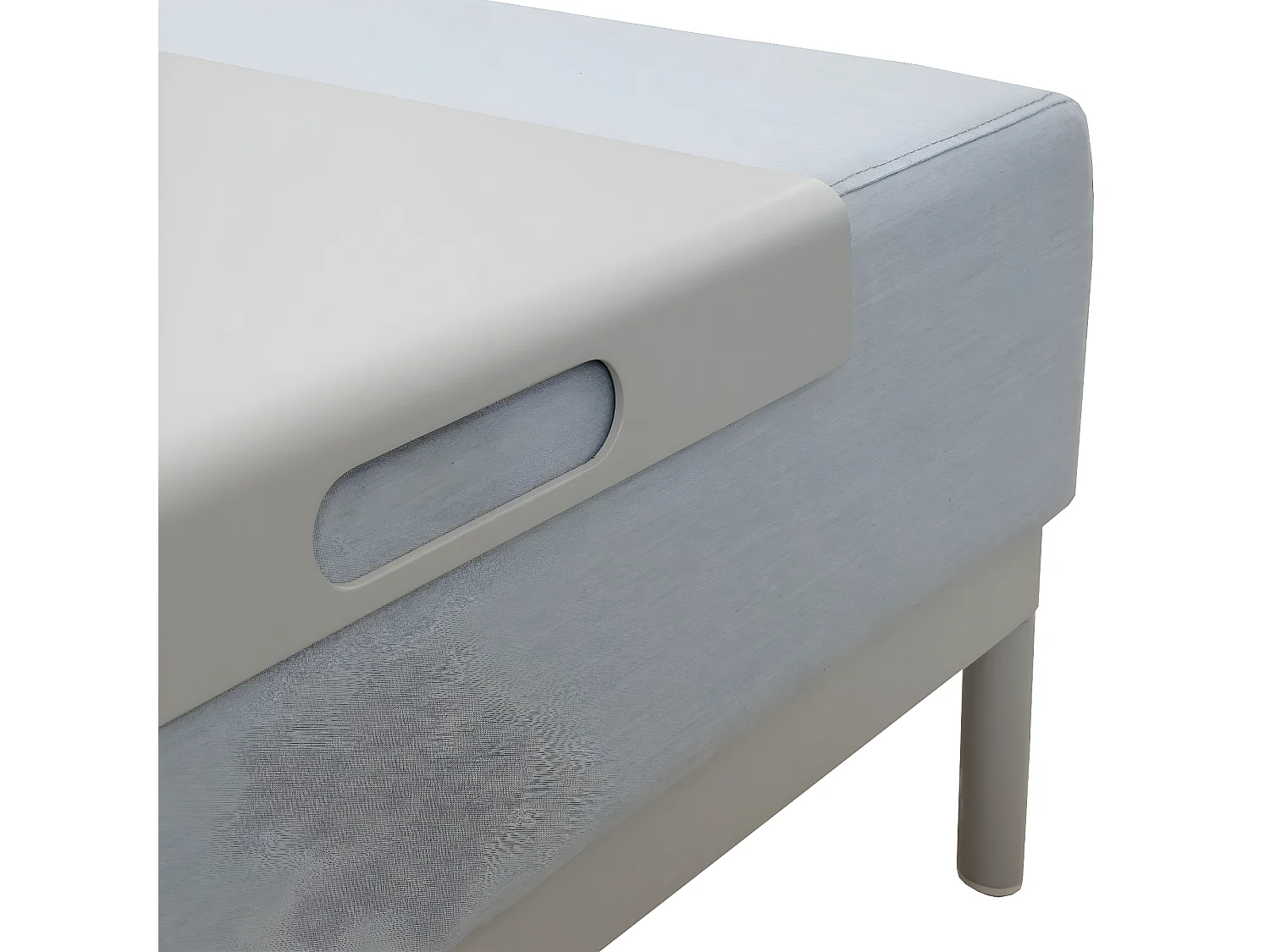 Hoekbank MCW-C47 met opbergruimte,  blauw met plank