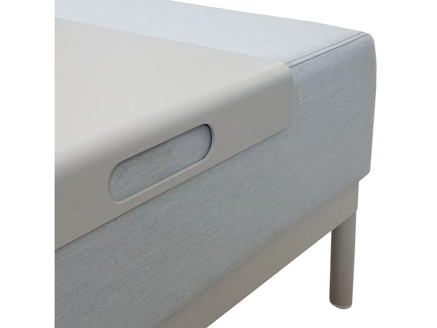 Ecksofa MCW-C47 mit Ablage, Blau mit Ablage