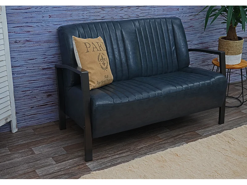 Sofa 2-osobowa MCW-H10,  vintage grey