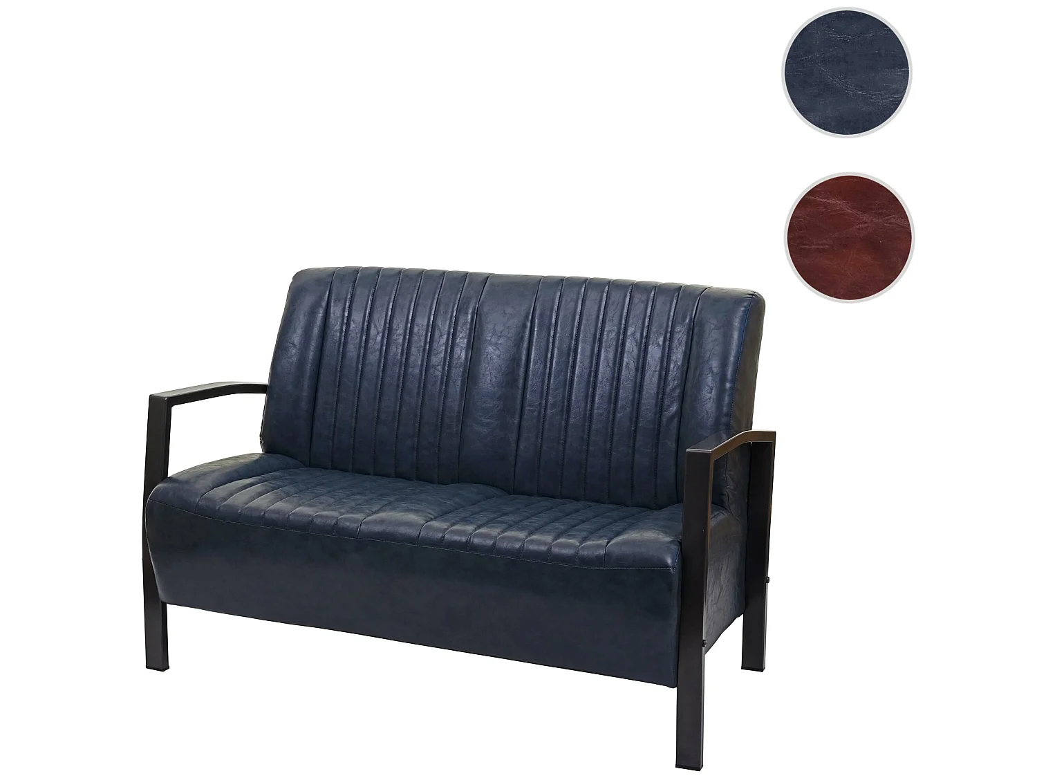 Sofa 2-osobowa MCW-H10,  vintage grey