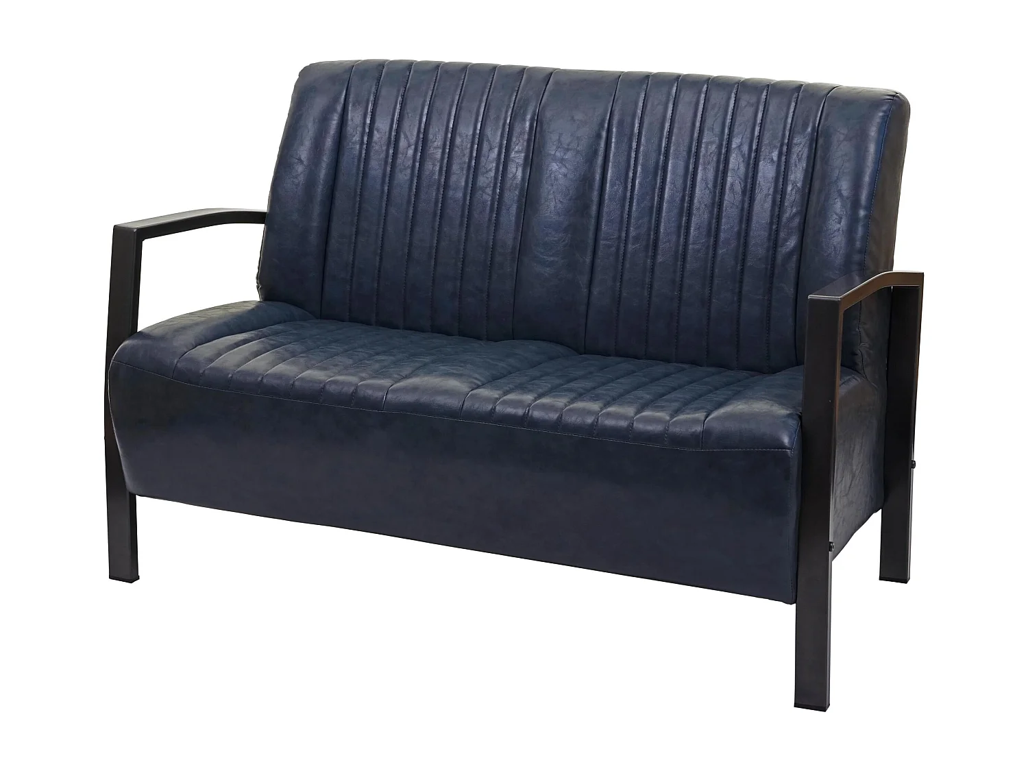 2er Sofa MCW-H10, Vintage grau