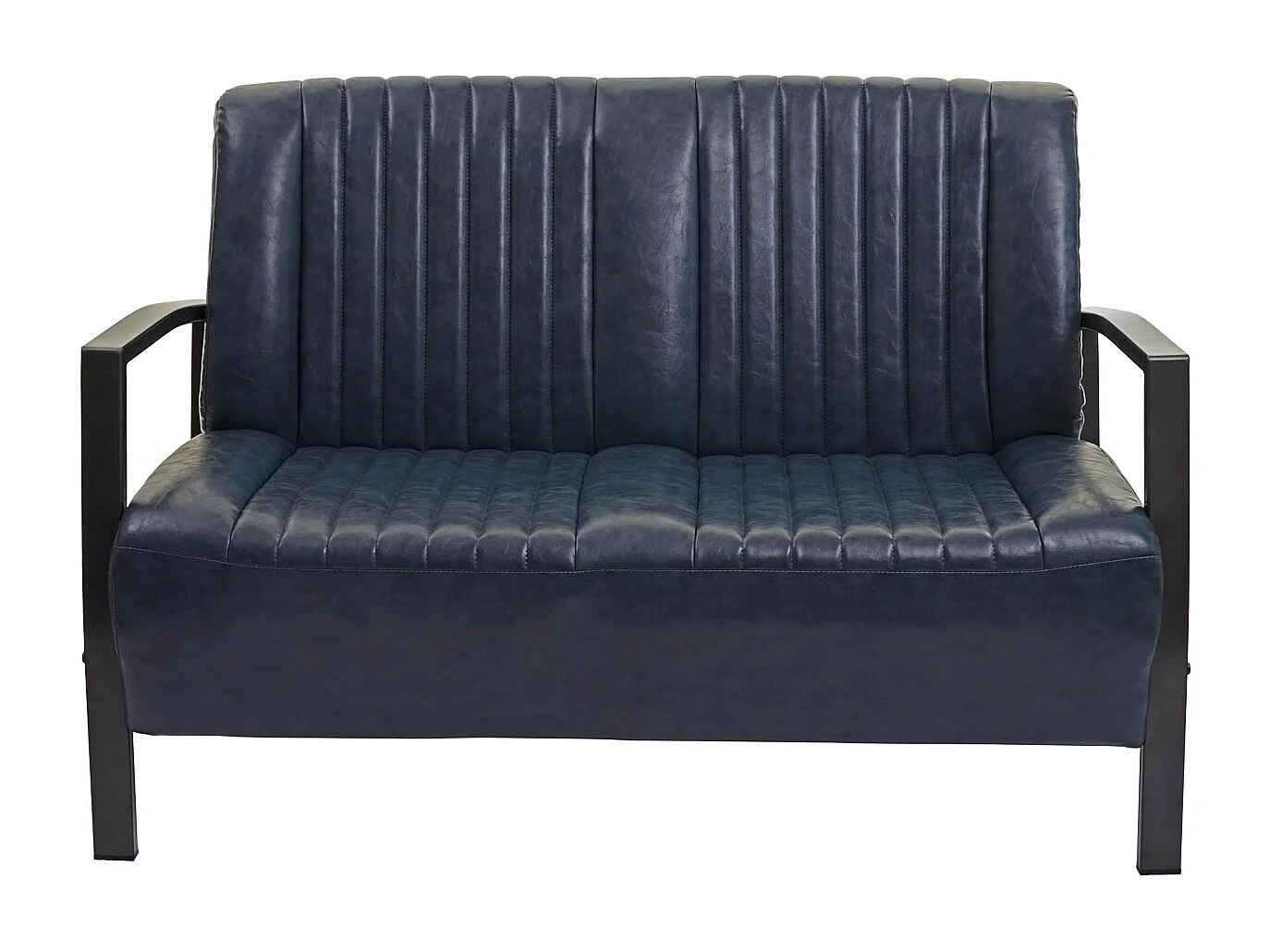2er Sofa MCW-H10, Vintage grau