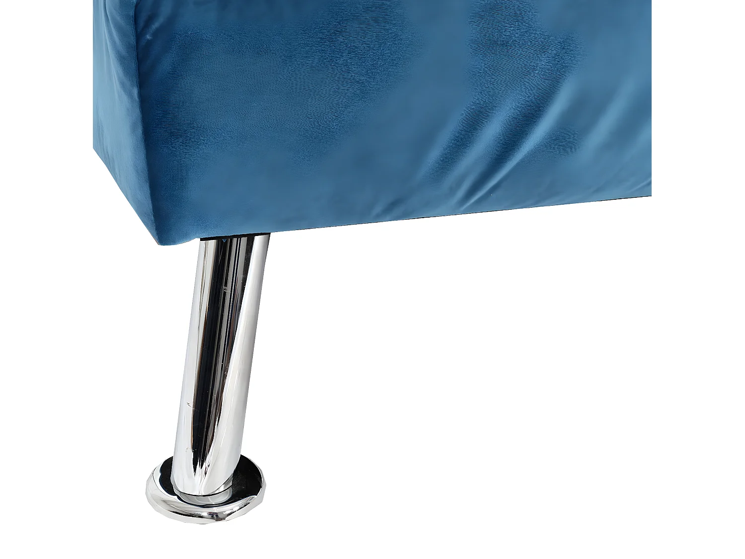 Sofa MCW-K21, Samt, blau