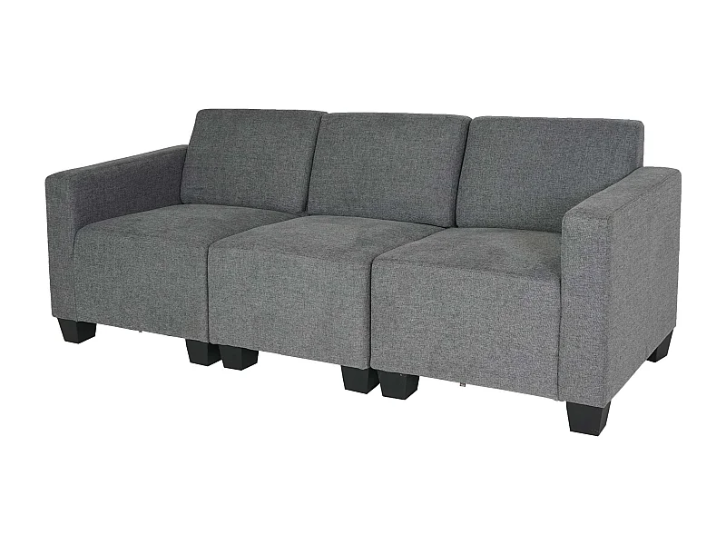 Modułowa sofa 3-osobowa Moncalieri,  szary