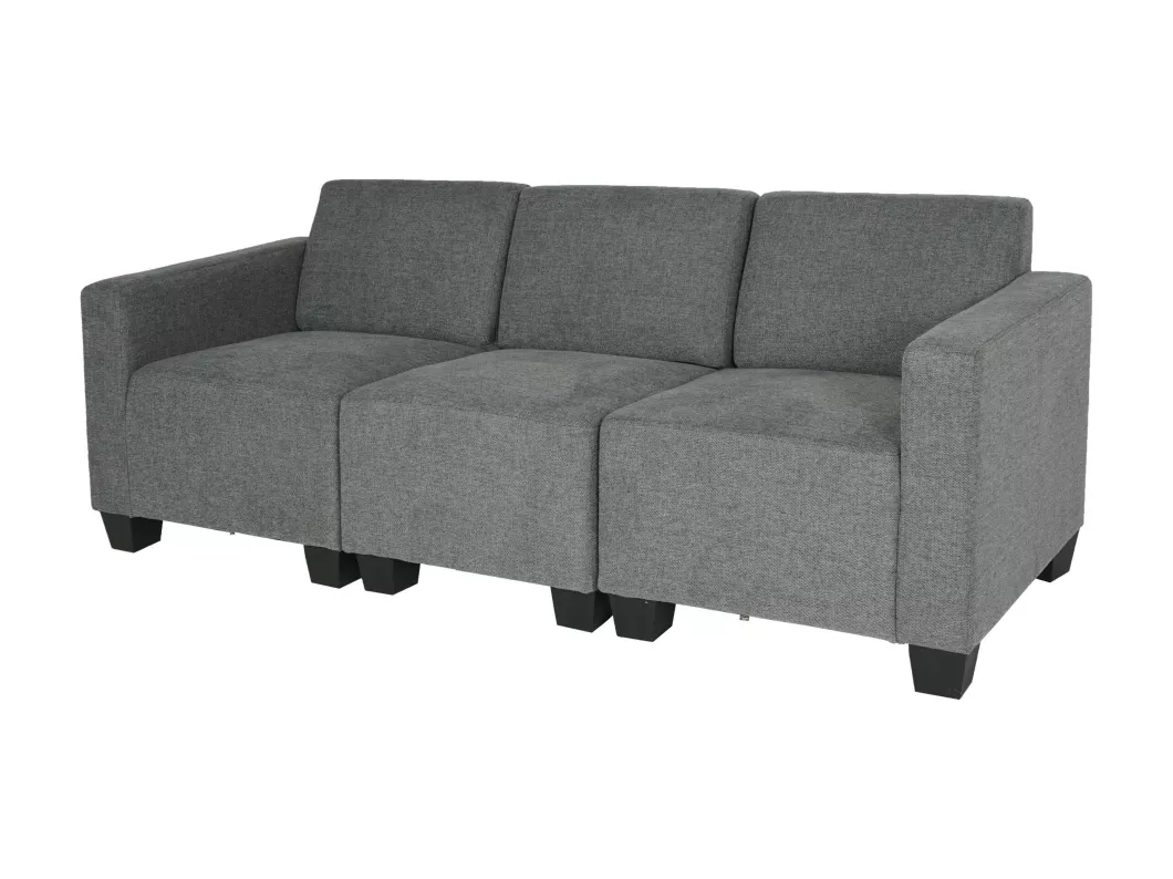 Kauf Unique Modular 3-Sitzer Sofa Moncalieri, Grau