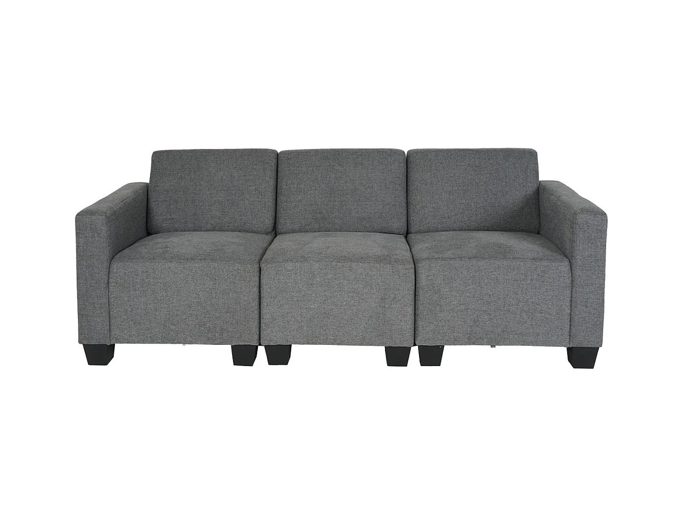 Canapé modulaire 3 places Moncalieri,  gris