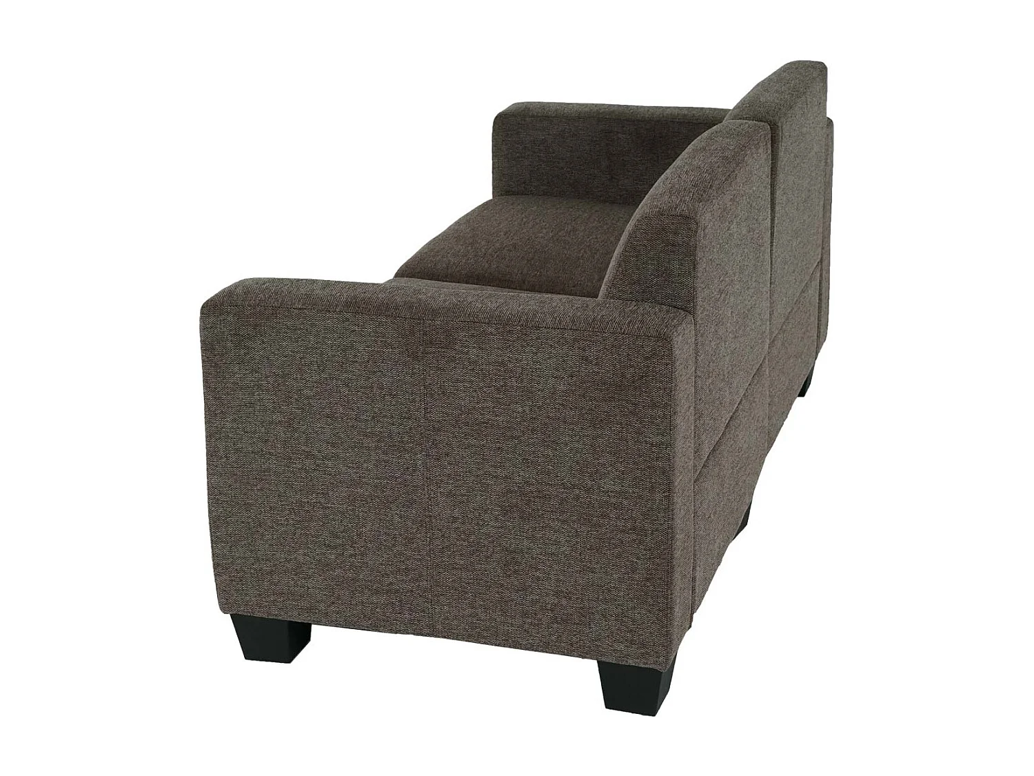 Modułowa sofa dwuosobowa Moncalieri,  brązowa