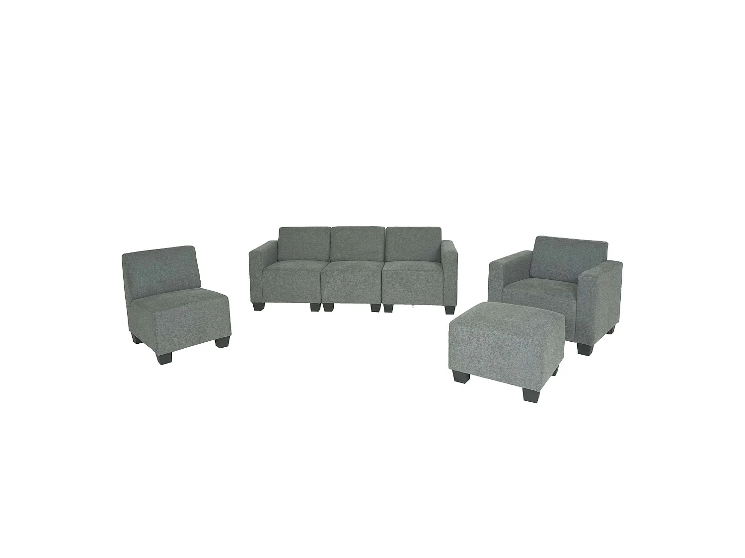 Système de canapés Moncalieri (6 pièces),  gris