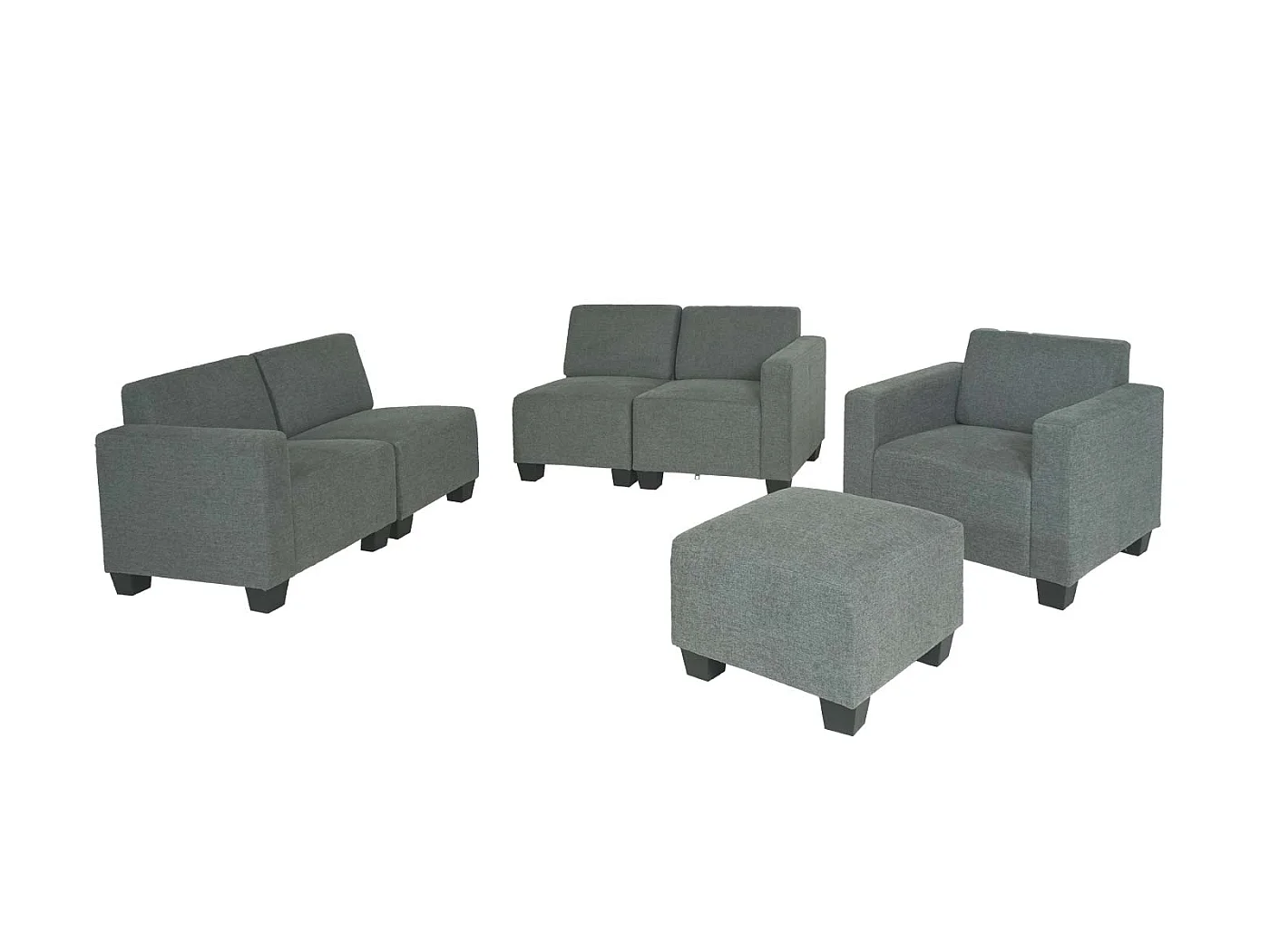 Système de canapés Moncalieri (6 pièces),  gris