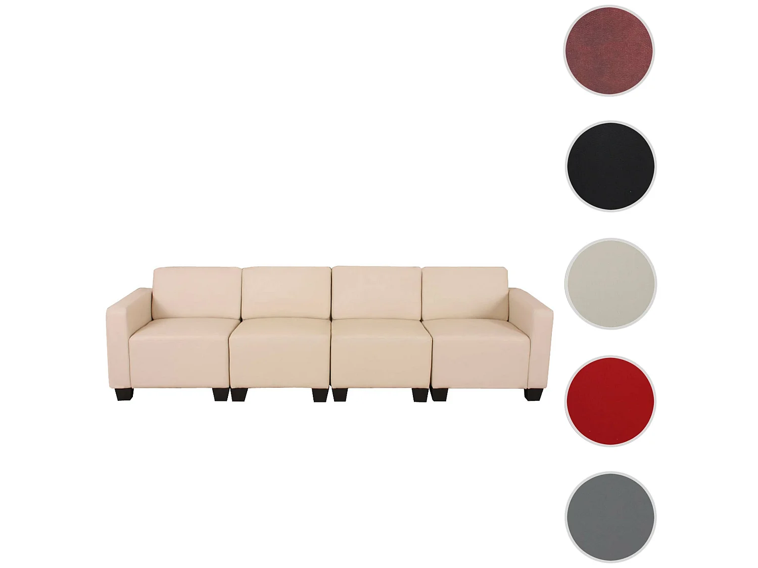 4-zitsbank Moncalieri,  crème