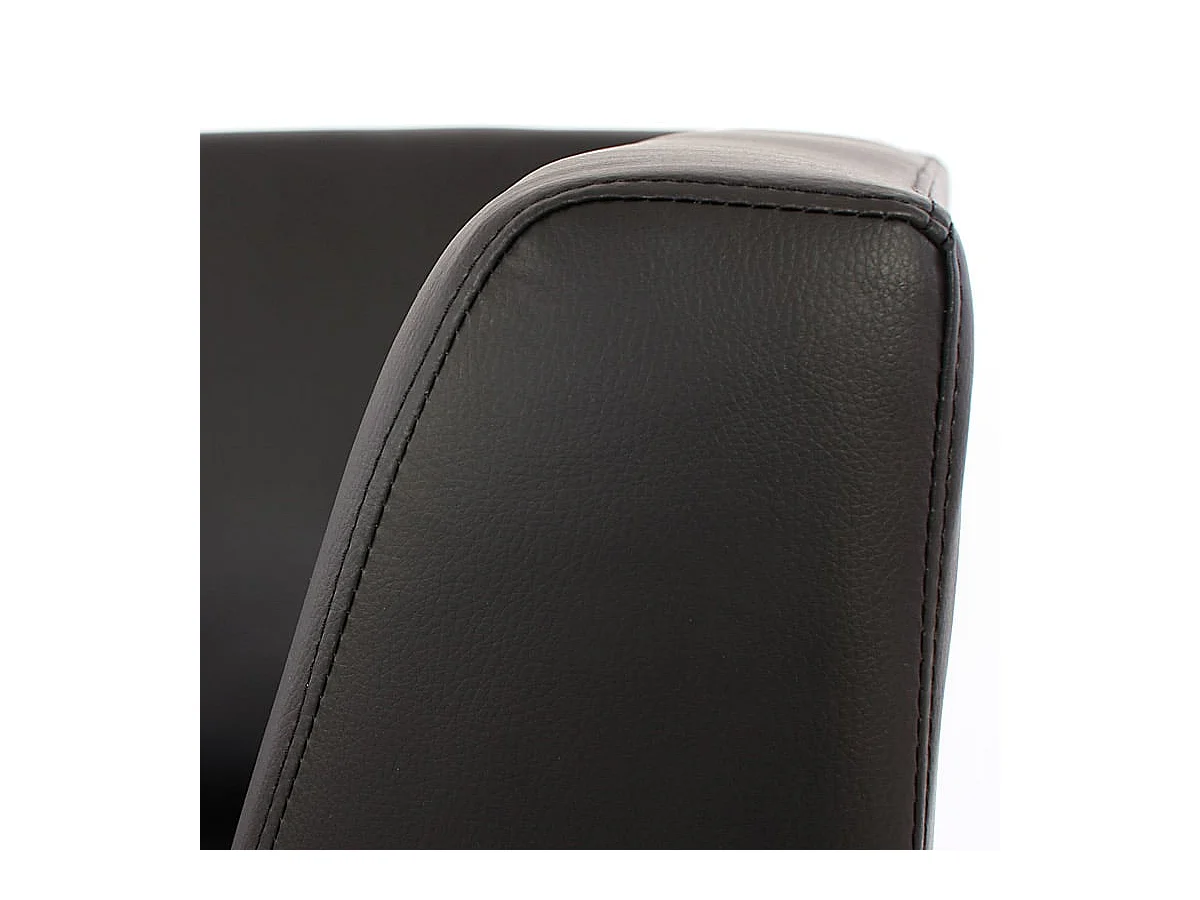 4-zitsbank Moncalieri,  zwart