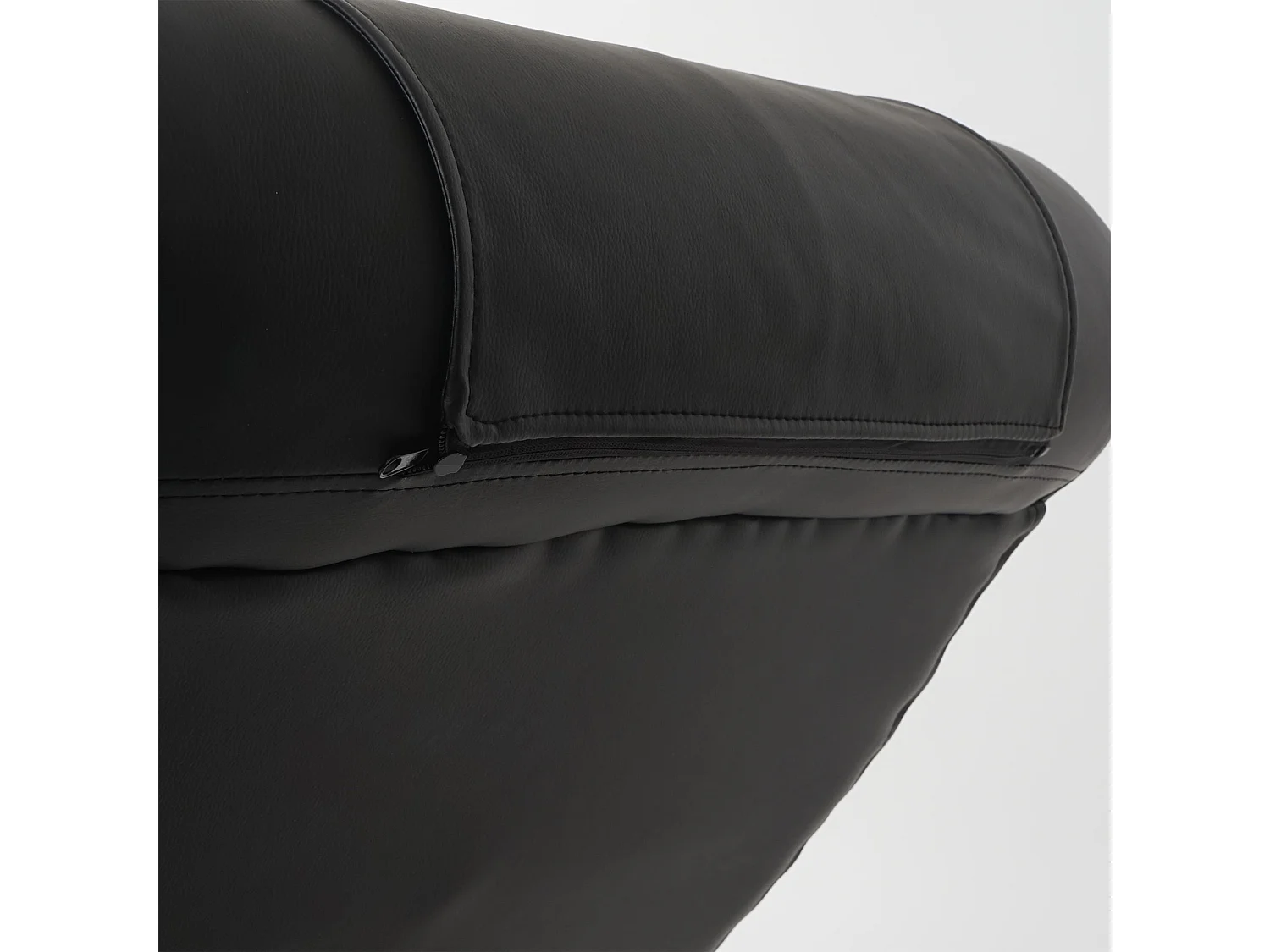 Relaxfauteuil Forli II kunstleer,  kunstleer, zwart