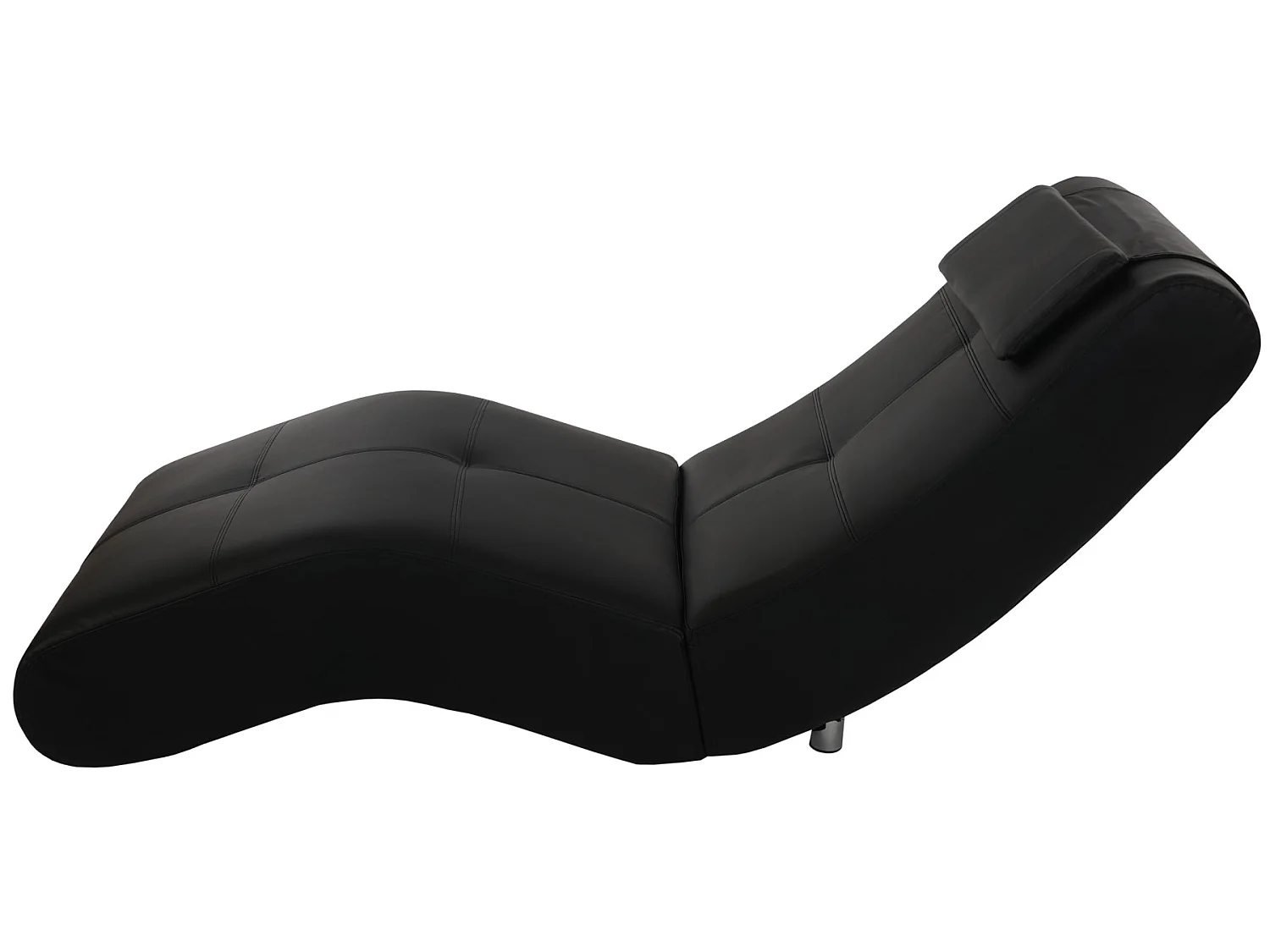 Relaxfauteuil Forli II kunstleer,  kunstleer, zwart