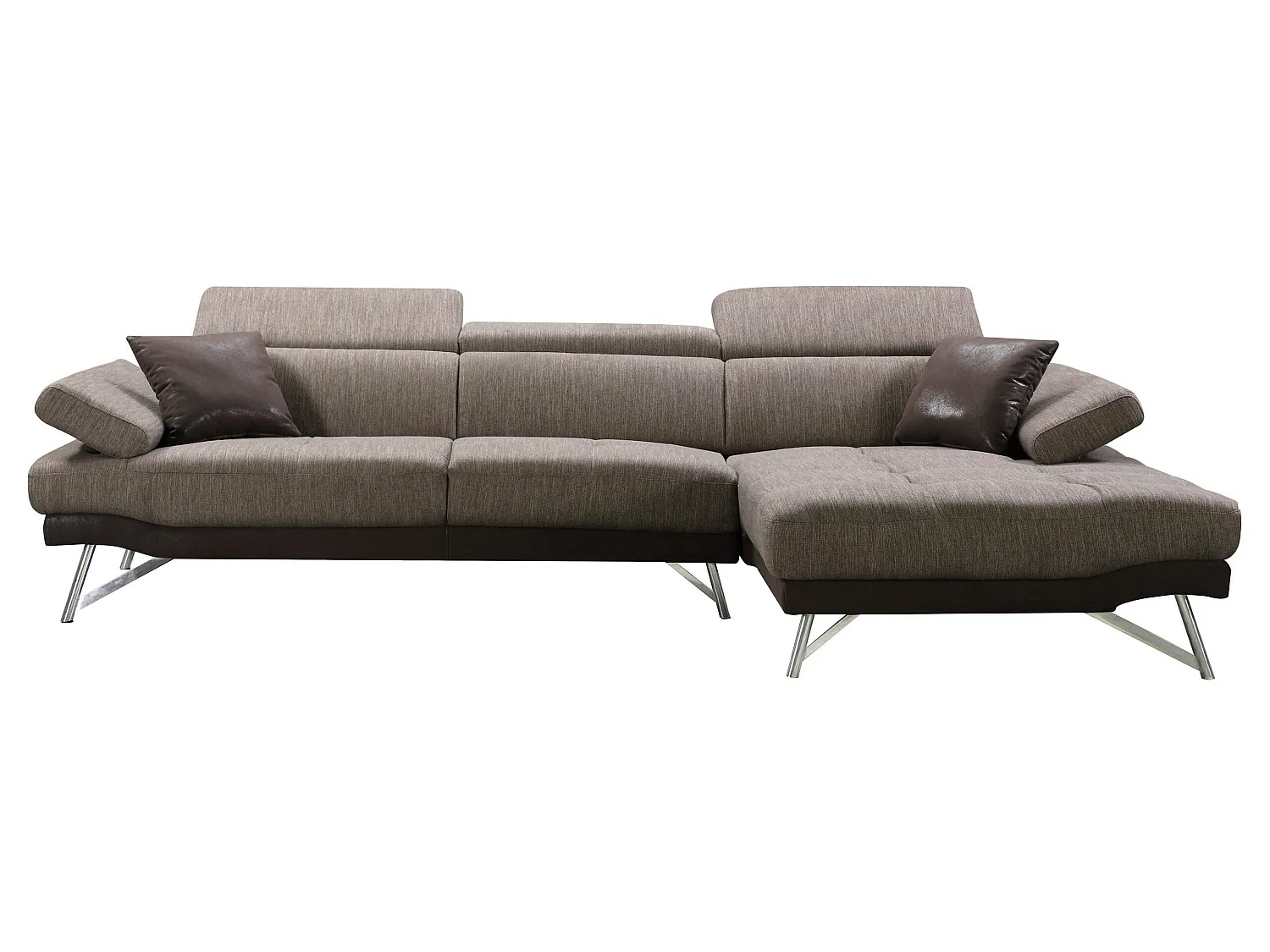 Sofa MCW-H92, Rechts, braun