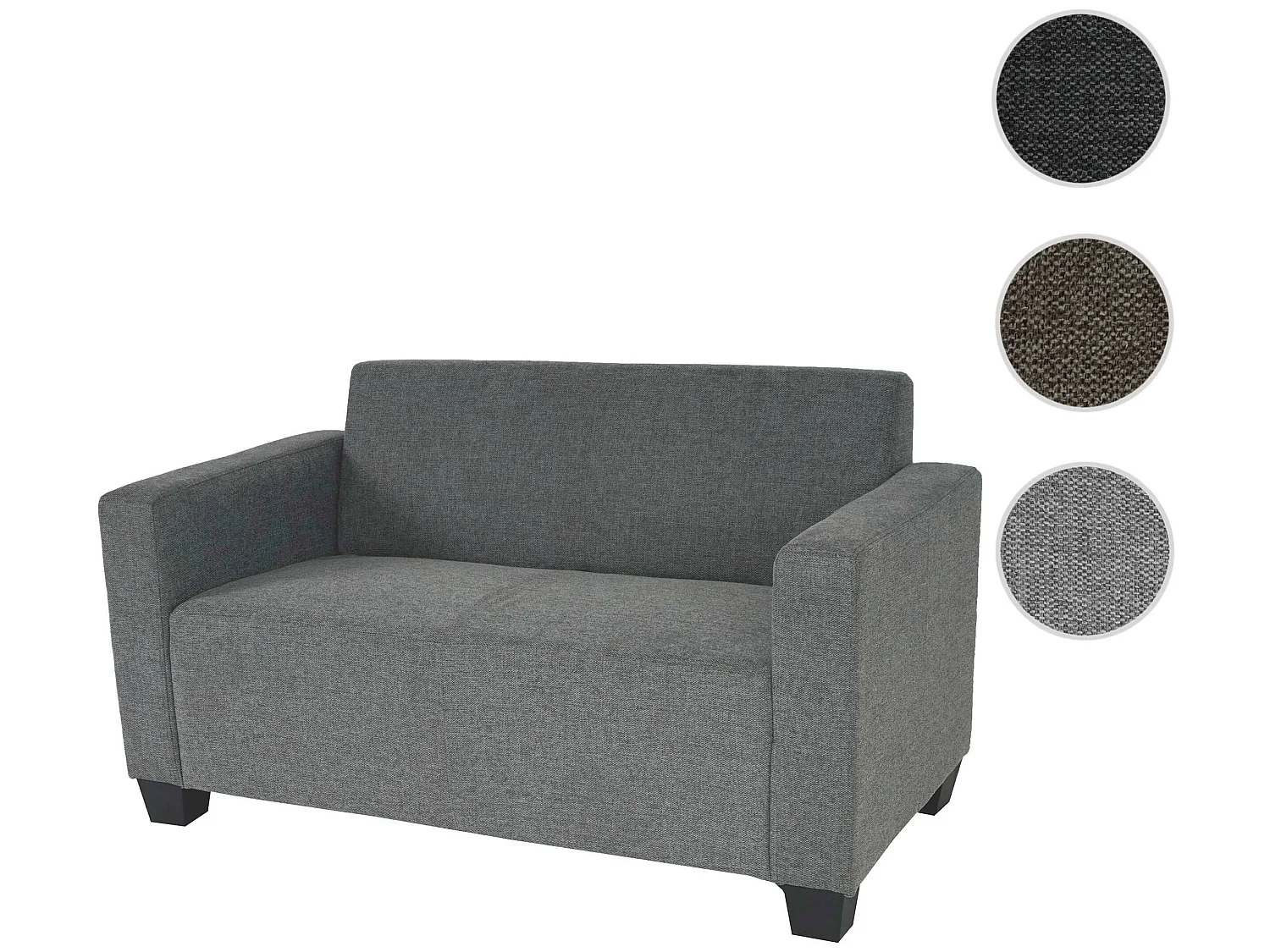 2-osobowa sofa rozkładana do salonu Moncalieri,  szary