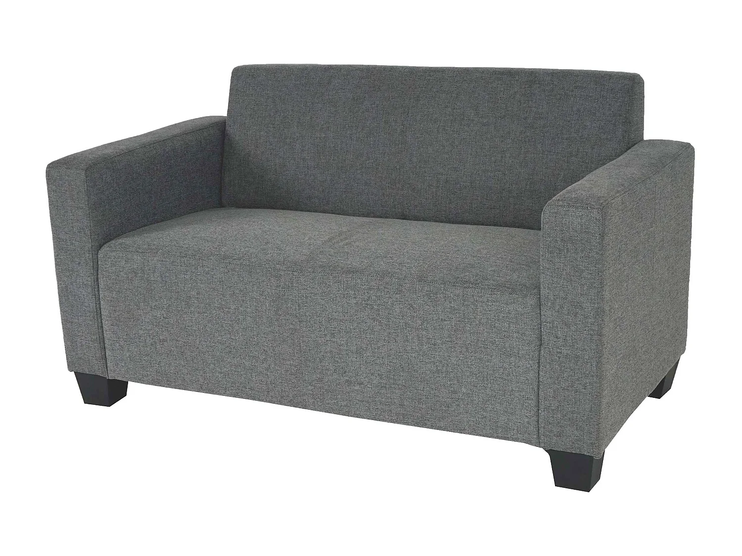 2er Sofa Couch Moncalieri Loungesofa, Grau