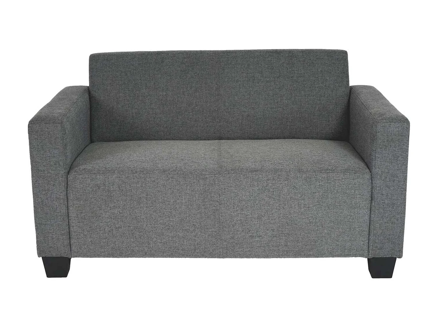 2er Sofa Couch Moncalieri Loungesofa, Grau