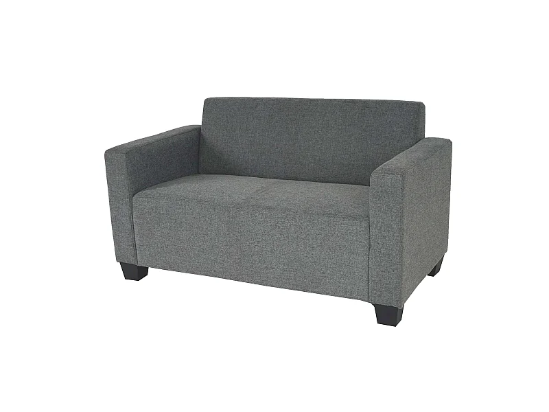 2er Sofa Couch Moncalieri Loungesofa, Grau