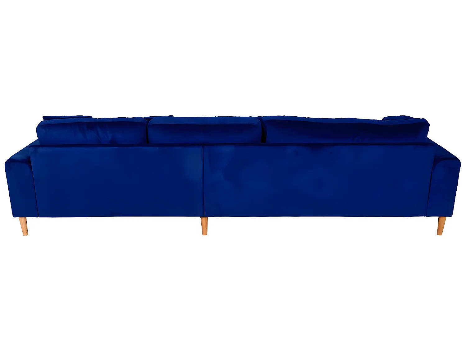 Ecksofa MCW-J54, Samt blau