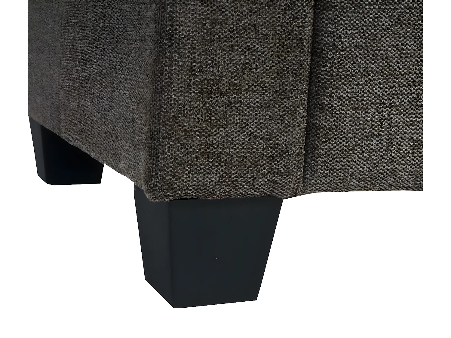 Canapé modulaire 2 places Moncalieri,  marron, sans accoudoirs