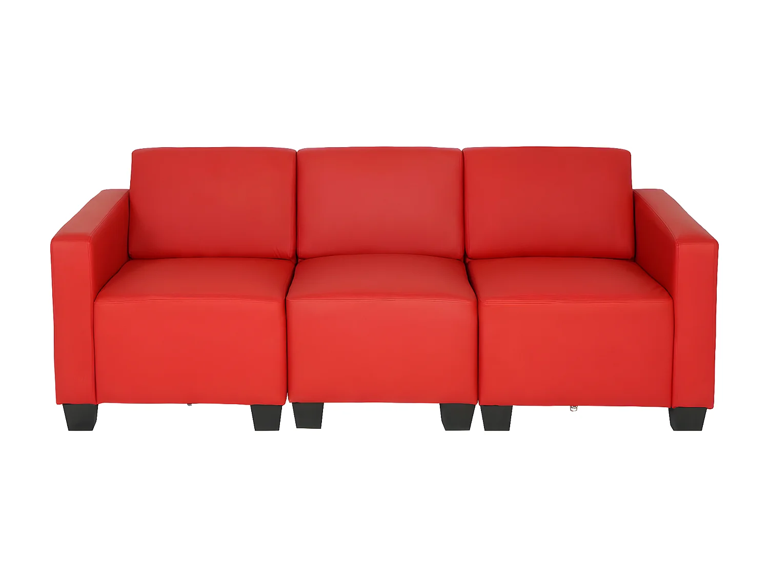 Sofa 3-osobowa Moncalieri,  Red