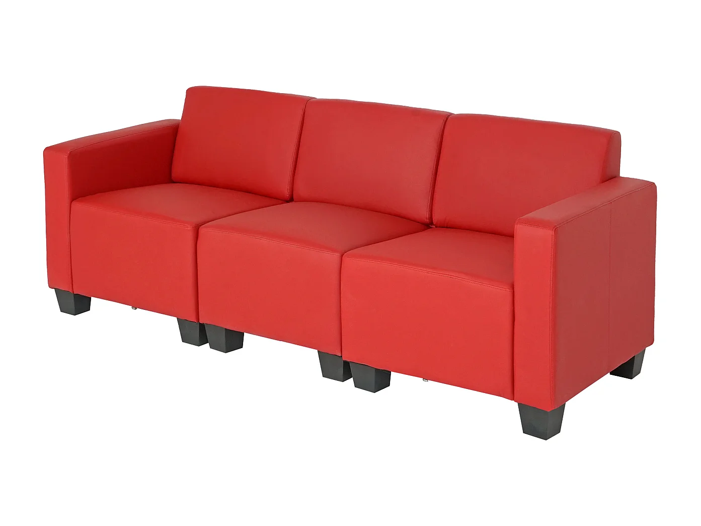 Sofa 3-osobowa Moncalieri,  Red