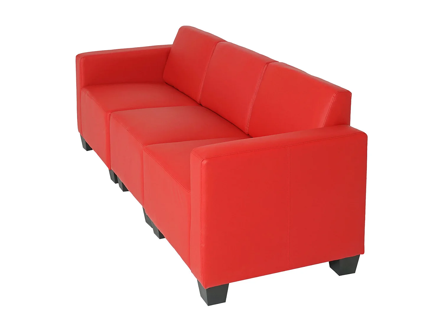 Sofa 3-osobowa Moncalieri,  Red