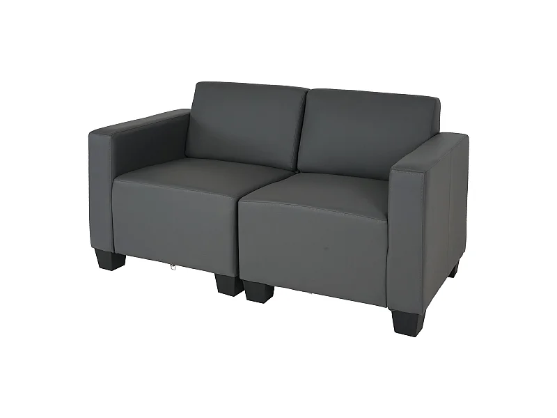 Sofa 2-osobowa Moncalieri,  Ciemnoszary