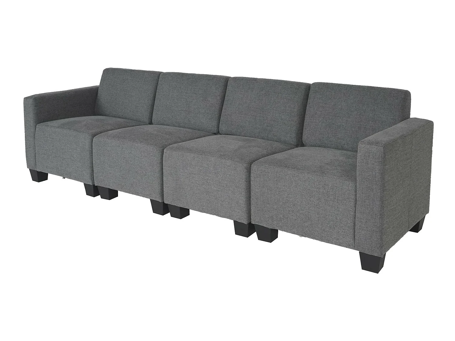 Modułowa sofa 4-osobowa Moncalieri,  szary